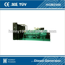 2250KVA Googol 60Hz gerador diesel, HGM2500, 1800RPM